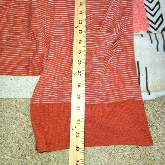 MADEWELL SUMMER RYDER RED ORANGE CARDIGAN, SZ XS - Picture 10 of 12